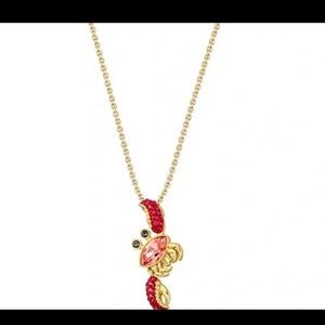 Swarovski Crystal Crab Pendant Necklace
